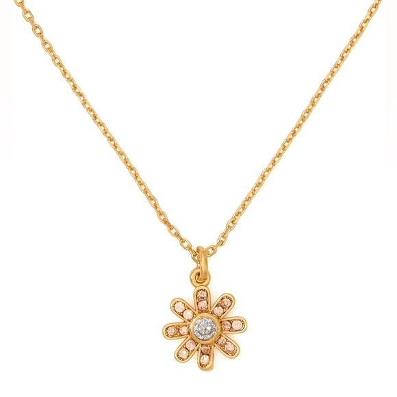 kate spade Jewelry - Kate Spade Gold Daisy Pendant Necklace